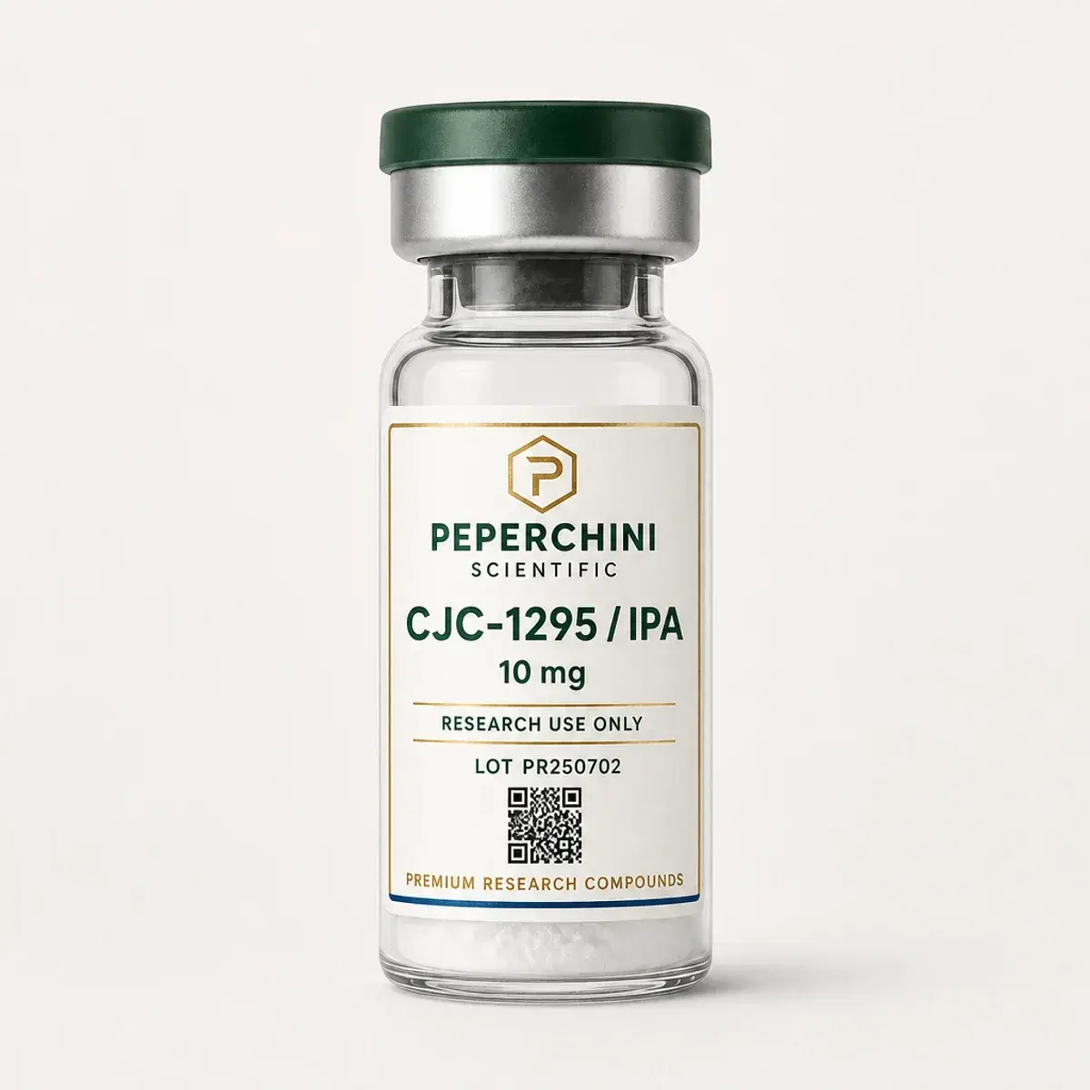 CJC-1295 / Ipamorelin — 10 mg research material vial