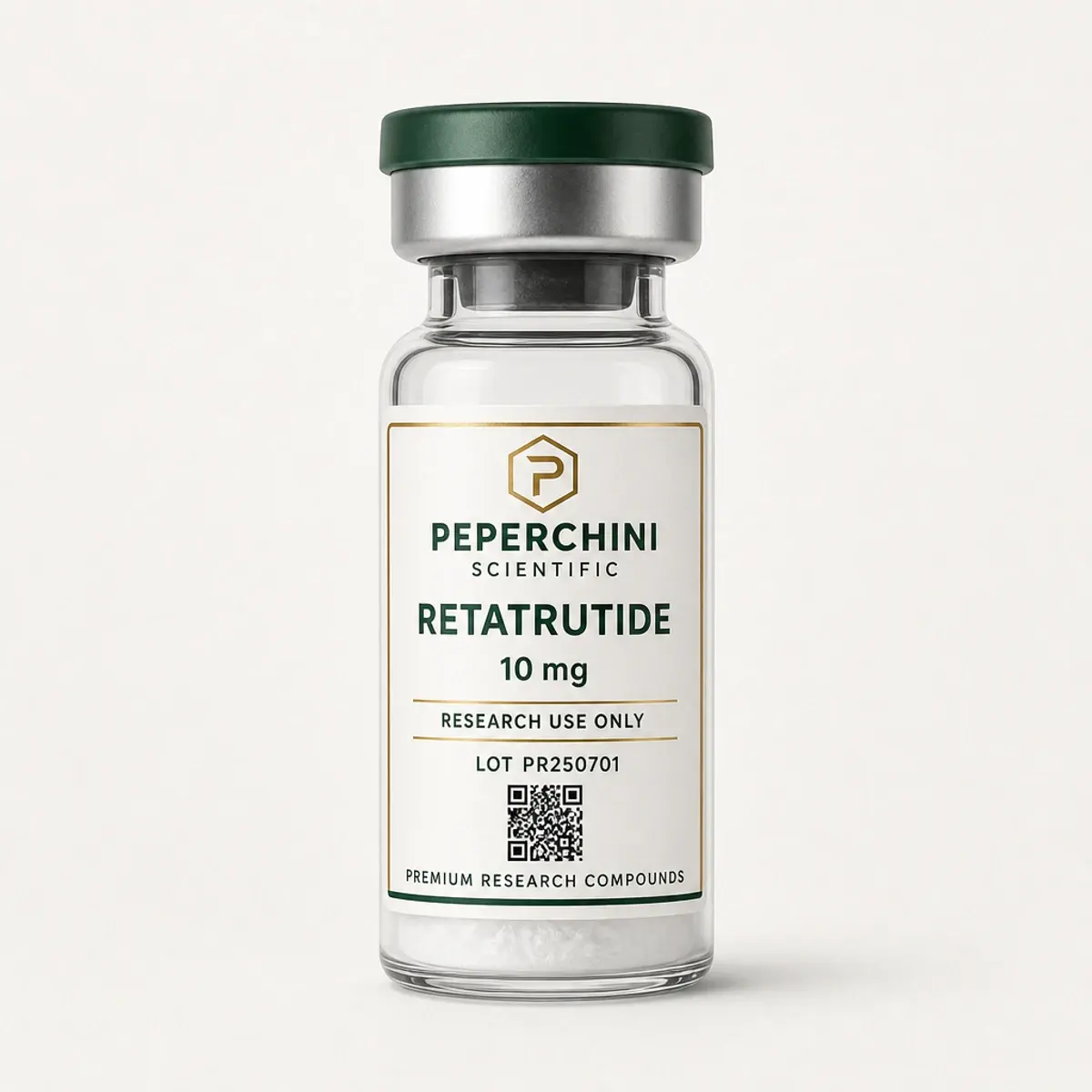 Retatrutide — 10 mg research material vial