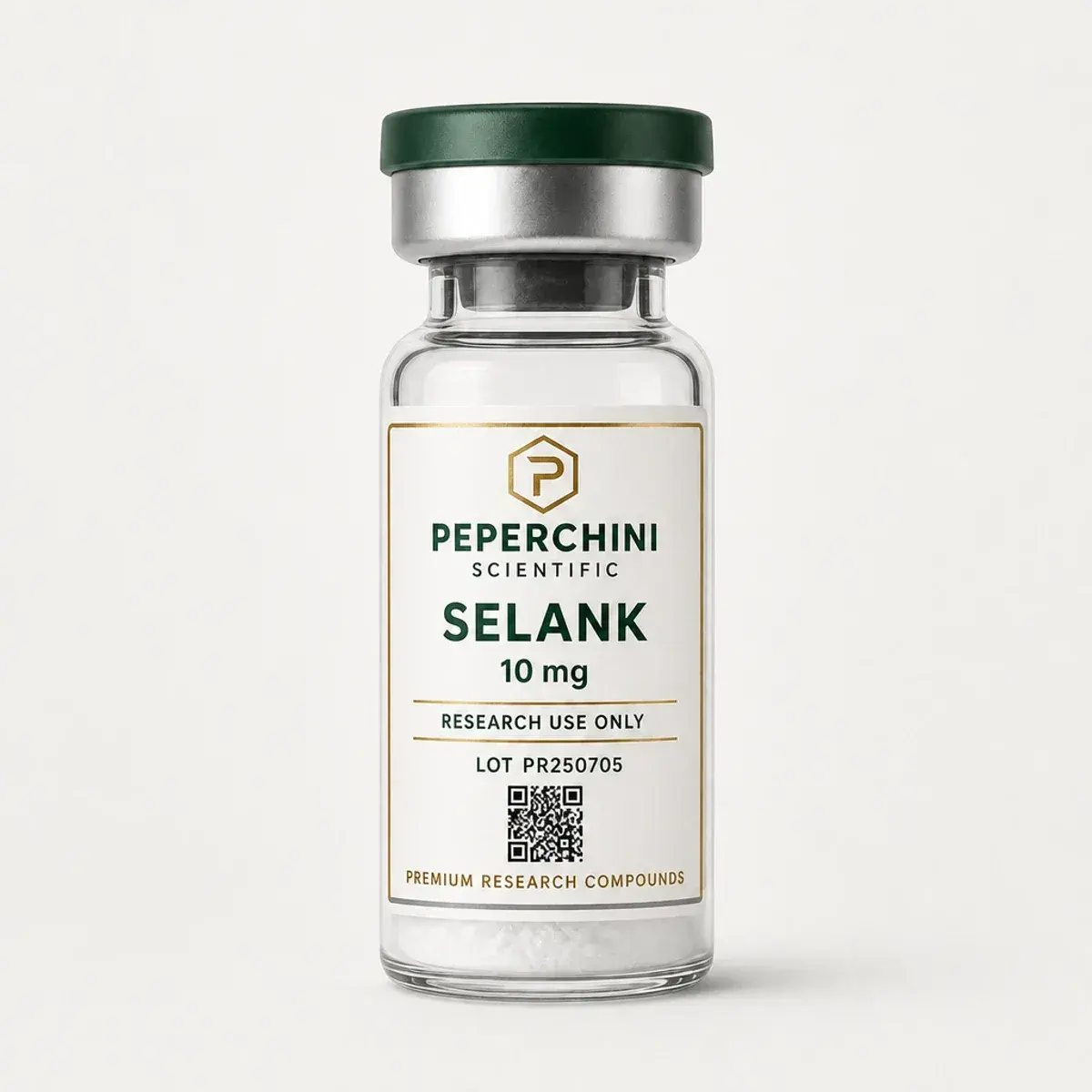 Selank — 10 mg research material vial